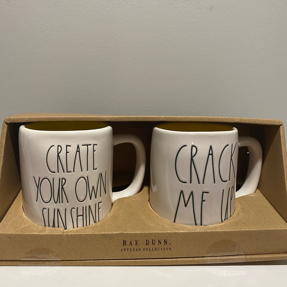 Rae Dunn create your own sunshine mug set